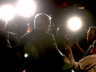 Philadelphia District Attorney Larry Krasner on election night, premiering at Sundance Film Festival.